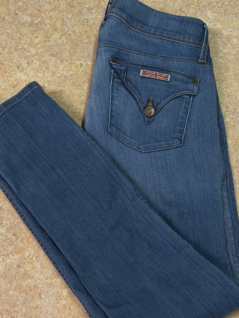 Hudson Jeans Women's Dark Blue Skinny with Signature Back Pocket